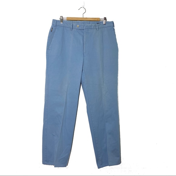 Burberry London Men's Powder Blue Suit Pants FLAW